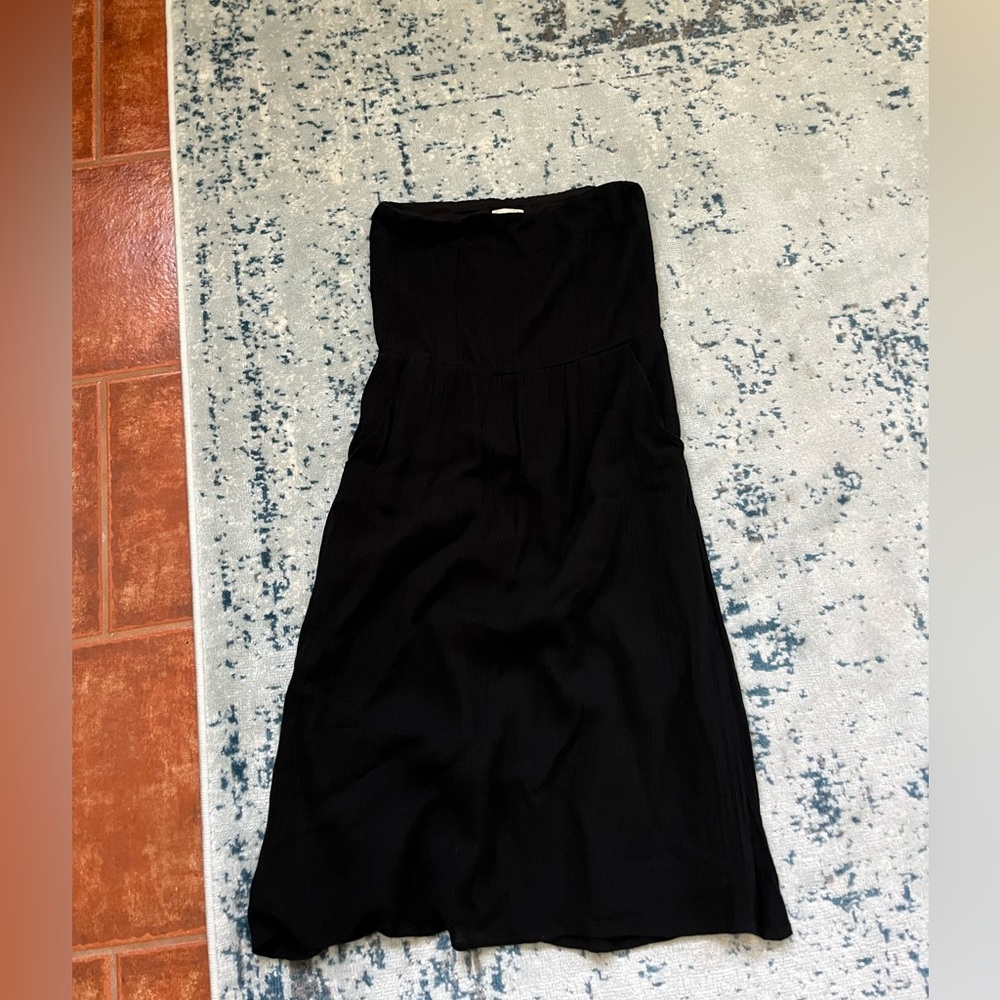 Marabelle strapless black dress